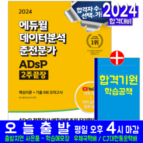 데이터분석 준전문가 ADsP 2주끝장 교재 2024