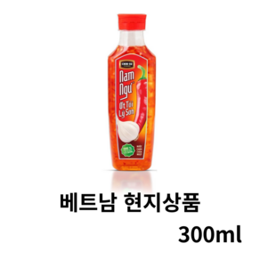 베트남 친수 남늑 마늘 고추 소스 Chinsu Nam Ngu, 6개, 300ml