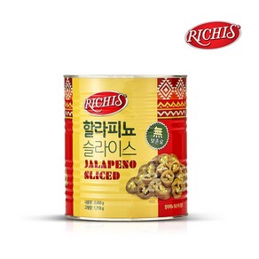 동서 스파게티 피자 파스타 감칠맛 대용량 리치스 할라피뇨 슬라이스 3kg 3kg, 5개