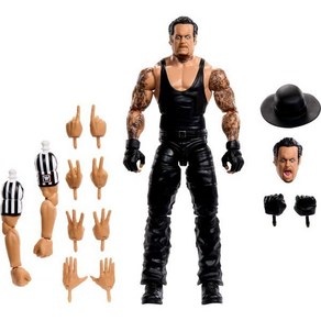 Mattel 마텔 WWE 엘리트 컬렉션 액션 피겨 서머슬램 언더테이커와 액세서리 및 심판 피규어