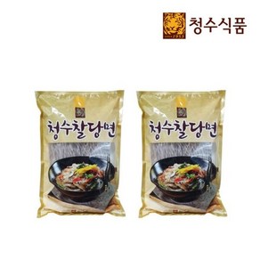 청수 찰당면 500g 고구마당면, 2개