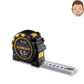 코메론 줄자 KMC-32D 맥그립 19mm-5.5M 철자 직자 수공구, 1개