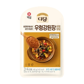 CJ 다담 우렁강된장비빔양념, 24개, 140g