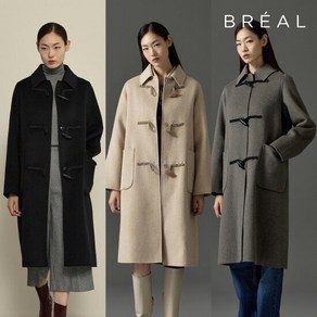 브리엘 24FW 캐시울 핸드메이드 더플 코트[런칭 가격 149 900원]