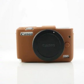 마이크로 싱글 실리콘 보호 슬리브 케이스 캐논 카메라 EOS M10 에 적합, 01 Bown, 1개