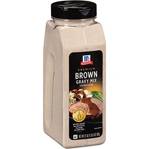 McComick Pemium Bown Gavy Mix 21 oz McComick 프리미엄 브라운 그레이비 믹스 21oz, 1개, 595g