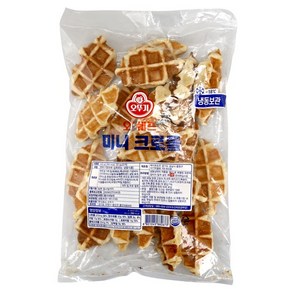 [오뚜기] 오쉐프 미니크로플 (400g) x 1봉 (낱개 20개), 400g, 1개