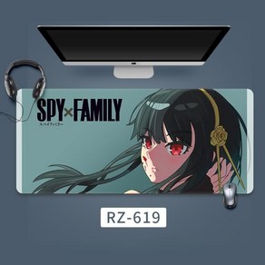 스파이 패밀리 SPY × FAMILY 아냐 요르 마우스 패드 장패드, 1000x500mm, 3mm, RZ-619, 1개