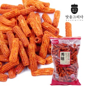 맛을그리다 떡볶이 스낵 1kg / 추억의 옛날과자 술안주 간식, 1개