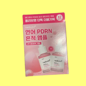 [본사정품] 메디큐브 I 연어 I PDRN 핑크 앰플 콜라겐케어 + 잡티케어, 1세트, 60g