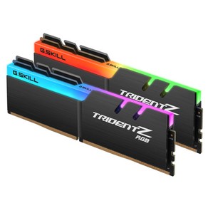 [G.SKILL] DDR4 PC4-25600 CL16 TRIDENT Z RGB [32GB (16GB*2)] (3200), 선택하세요, 2개