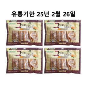 헬로도기 그대로 연어살 연어껌말이 400g, 4개