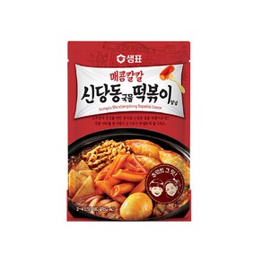 샘표 매콤칼칼 신당동 국물 떡볶이 양념, 180g, 10개