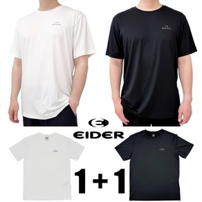 [백화점 매장판] 아이더 1+1 쿨링 기능성 반팔티 냉감 신축성 2Pack 셋트