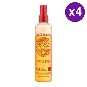 크림오브네이쳐 아르간 오일 리브인 컨디셔너 Ceam of Natue Agan Oil Leave-In Conditione 250ml, 4개