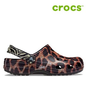 crocs 크록스 공용 클래식 애니멀 리믹스 클로그 성인 샌들 플립 슬리퍼 207840-0ZR