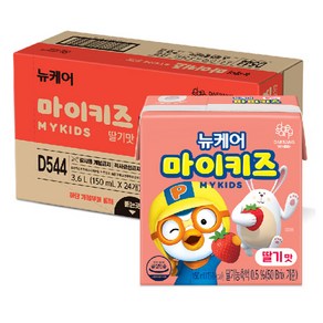 뉴케어 마이키즈 뽀로로 딸기맛 150ml x 24팩, 24개, 0.15l