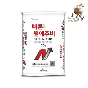 빠른원예추비 20kg 질산태질소를 함유한 효과가 빠른 웃거름 비료, 1개