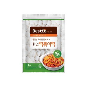 베스트코 한 입 떡볶이떡 1kg, 1개