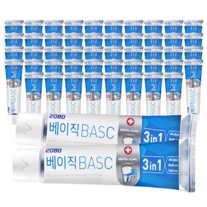 2080 베이직 충치케어 대용량 벌크형 업소용 치약 150g, 50개