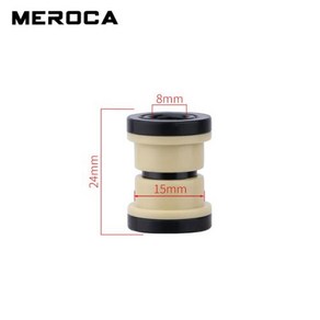 자전거 쇼바 충격 흡수기 MEROCA 스쿠터 산악 오일 용수철 후방 mtb 125mm 150mm 165mm 190mm 750 Lbs 8501000, 6) Bush 24mm, 1개