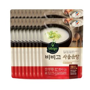 비비고 사골 곰탕 육수 한박스 500g ., 18개