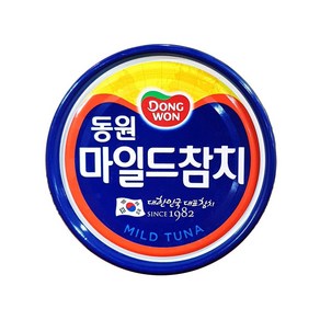 동원 업소용 찌개 용 식자재 대용량 참치 캔 크래커 통조림 마일드 참치 200g, 1개