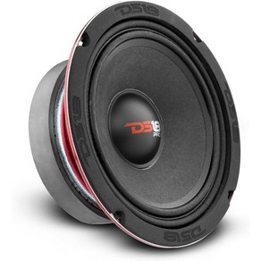 DS18 PRO-X6.4BM 라우드스피커 - 6.5인치 미드레인지 레드 알루미늄 알 500W 최대 250W RMS 4옴 자동차 또는 트럭 스테레오 사운드 시스템용 프리미엄