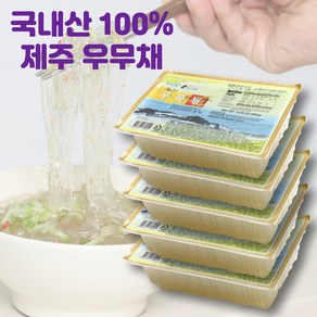 월산식품 국내산 한천 우뭇가사리 100%함유 우무채 400g 아이스박스 포장