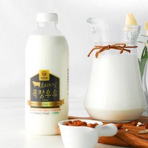 [웰굿] 강훈목장 오리지날 목장우유 1000ml x 8, 1L, 8개