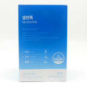 [정품발송] 데이배리어 셀렌톡 500mg x 30정 2박스 489464, 2개