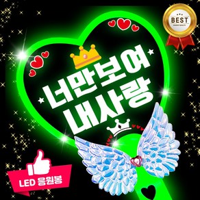 LED 응원봉 야광봉 하트봉 재롱잔치 피켓 콘서트 주문제작