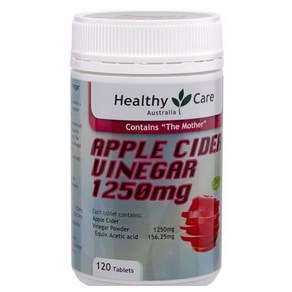 헬씨케어 애플사이다 비네거 1250mg 120정 / Healthy Cae Apple Cide Vinega 1250mg 120 caps, 1개