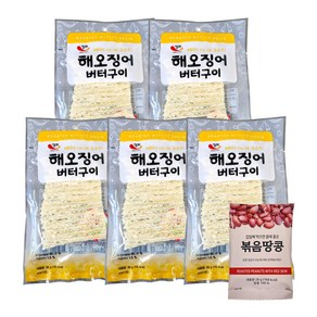 [더먹다] 정화 해오징어 버터구이 35g x 5개 술안주베스트 마른안주 맥주안주, 4개