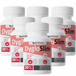 Nutilove Dygloslim 디글로핏 미국 특허 원료 다이글로메라 다이어트 8000%농축, 6개, 30정