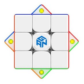 간큐브 타이머 선수용 간즈 큐브 GAN 356 I Cay 3x3 마그네틱 매직 3x3x3 ICay 자석 스마트 스피드 퍼즐 두뇌 티저 교육 완구, Stickeless, 1개