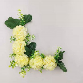 가더GADE 납골당리스 코너형 모서리 틀장식 ㄱ자형 L자형 봉안당 조화꽃꾸미기 추모용, 9X) No.3) WT