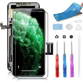 iPhone 11 Po 화면 교체 키트 Moautodc Sceen fo 5.8인치 LCD 완전 수리 도구 포함 11Po 디스플레이 3D 터치 디지타이저용 완성 모델 A2, fo iphone 11po