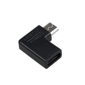 USB2.0 C타입 to MICRO 5핀 꺽임 젠더 IH784, 1개