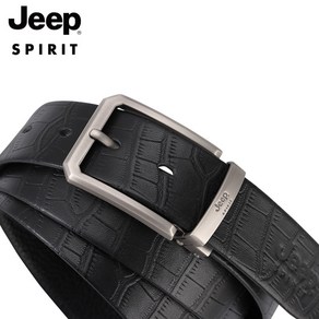 JEEPSPIRIT 정품 남성용 최고급프리미엄 가죽 벨트 OM18CD996BT0436 + 선물용벨트포장