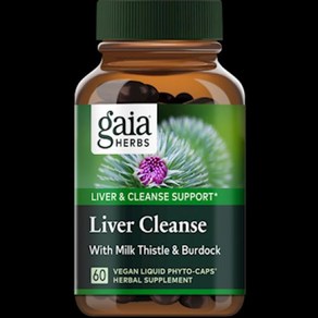 Gaia Hebs Live Cleanse 가이아허브 리버 클렌즈 60정, 1개