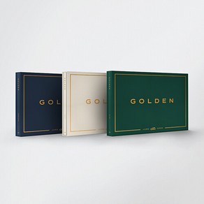 [특전 북마크3][JUNGKOOK] 정국 3종 세트 GOLDEN [일반반 3종] / 북케이스3+포토북3+엽서6종+접지포스터3+포토카드6종+심볼스티커6종+구성품봉투3