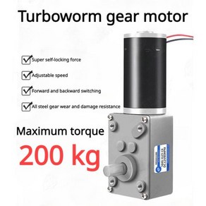 5840-31ZY DC 12V 감속 기어 모터 고출력 2-70kg 7RPM-470RPM 웜 역방향, 08 470 RPM_01 24V, 1개