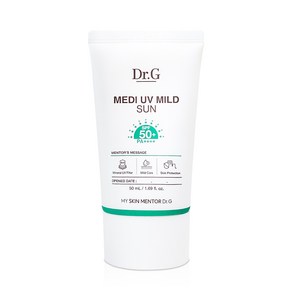 닥터지 메디 UV 마일드선 자연스러운 톤업 선크림 자외선차단제 선케어 SPF50+ 썬크림 민감피부 라이트 시카 진정 데일리 저자극