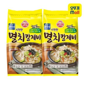 [오뚜기] 시원한 멸치칼제비(2인) 385g 2개