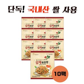 한우물 오리지날 잡채볶음밥, 10개, 210g