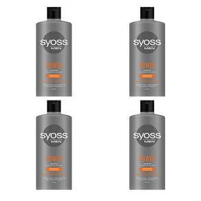 사이오스 샴푸 맨 파워 440ml x4개 Syoss Men Shampoo, 4개