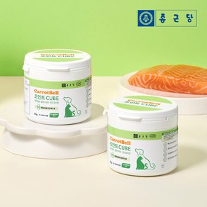 종근당 캐롯벨 조인트 큐브 관절 건강 강아지 고양이 관절 연골 영양제 동결건조 50g, 1개