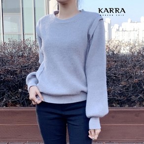 KARRA 윙숄더골지니트_A4S0129