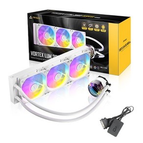 [Antec] VORTEX LUM 360 ARGB [CPU쿨러] [화이트], 1개